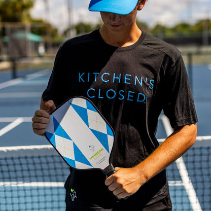 Men's Kitchen's Closed Performance Shirt Black - The Golf Guys Online