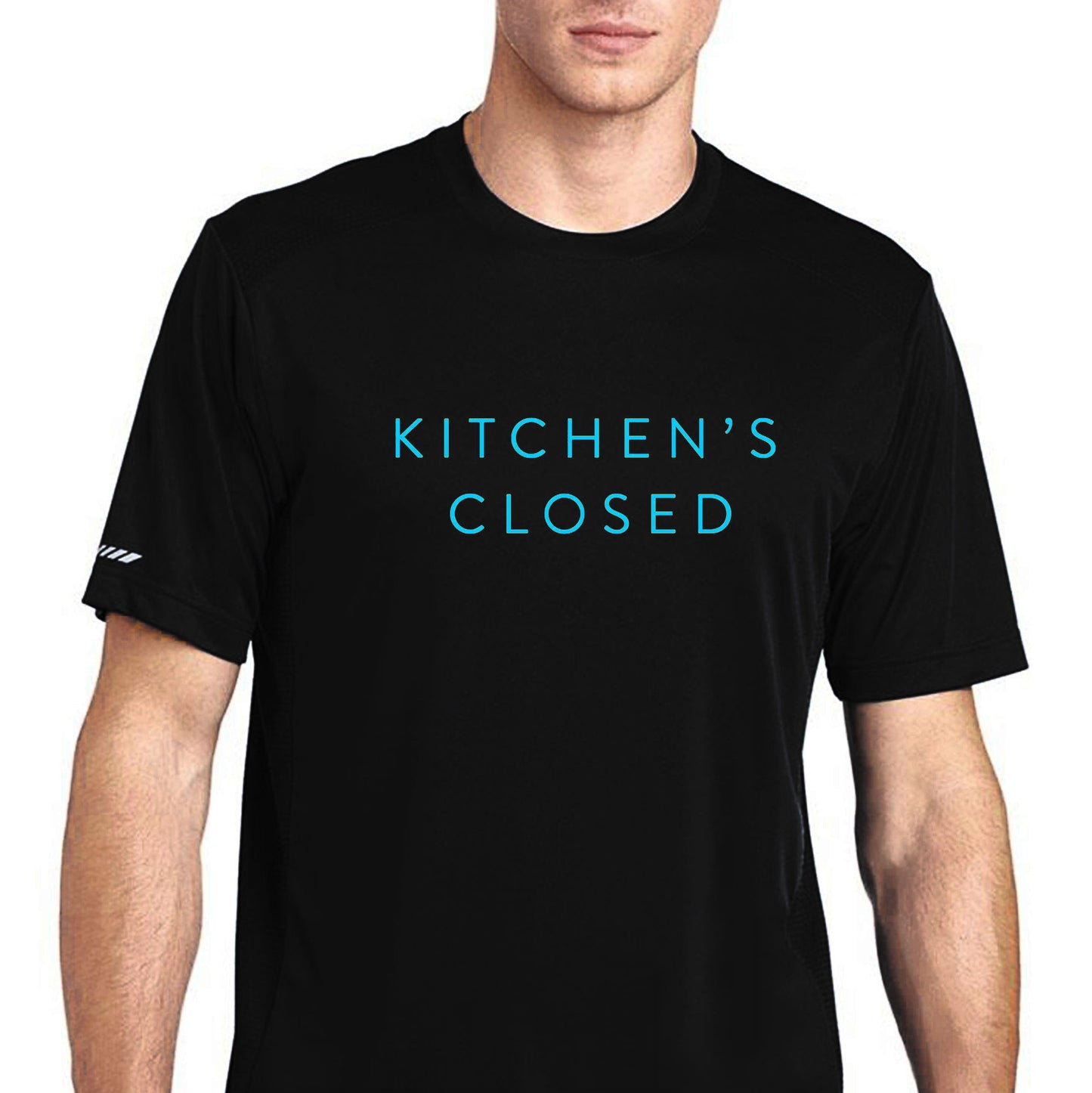 Men's Kitchen's Closed Performance Shirt Black - The Golf Guys Online