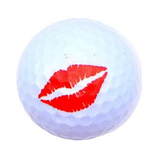 New Novelty Valentine's Kisses Golf Balls