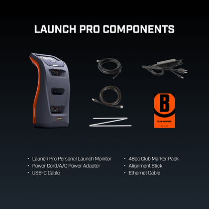 Bushnell Launch Pro Circle B Golf Launch Monitor & Simulator