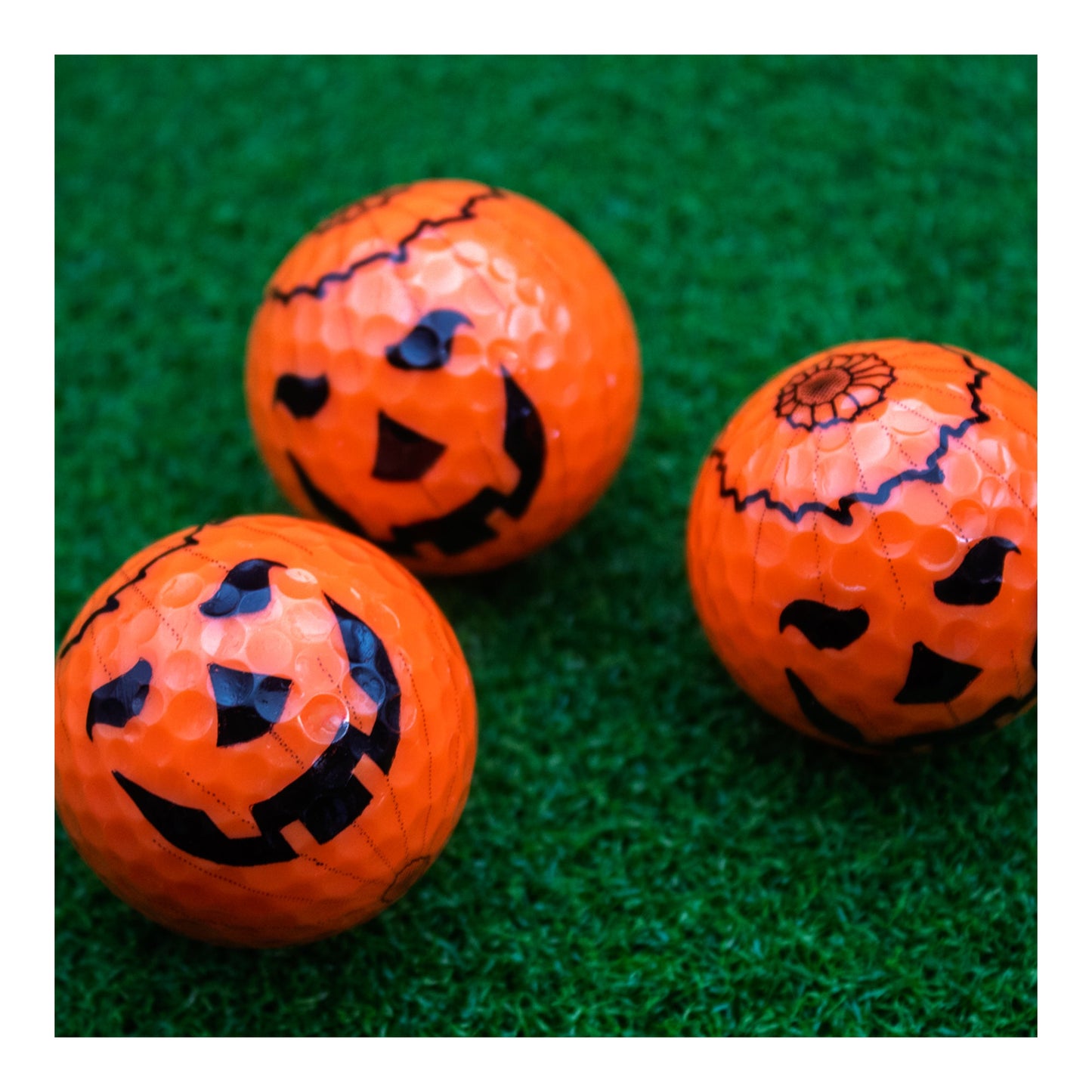 New Novelty Orange Pumpkin Golf Balls