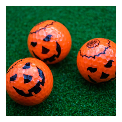 New Novelty Orange Pumpkin Golf Balls