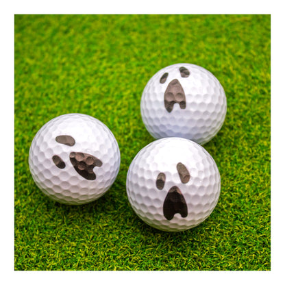 New Novelty Ghost Face Golf Balls