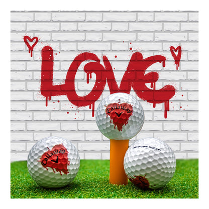 Refurbished Callaway Chrome Soft Bleeding Hearts Golf Balls