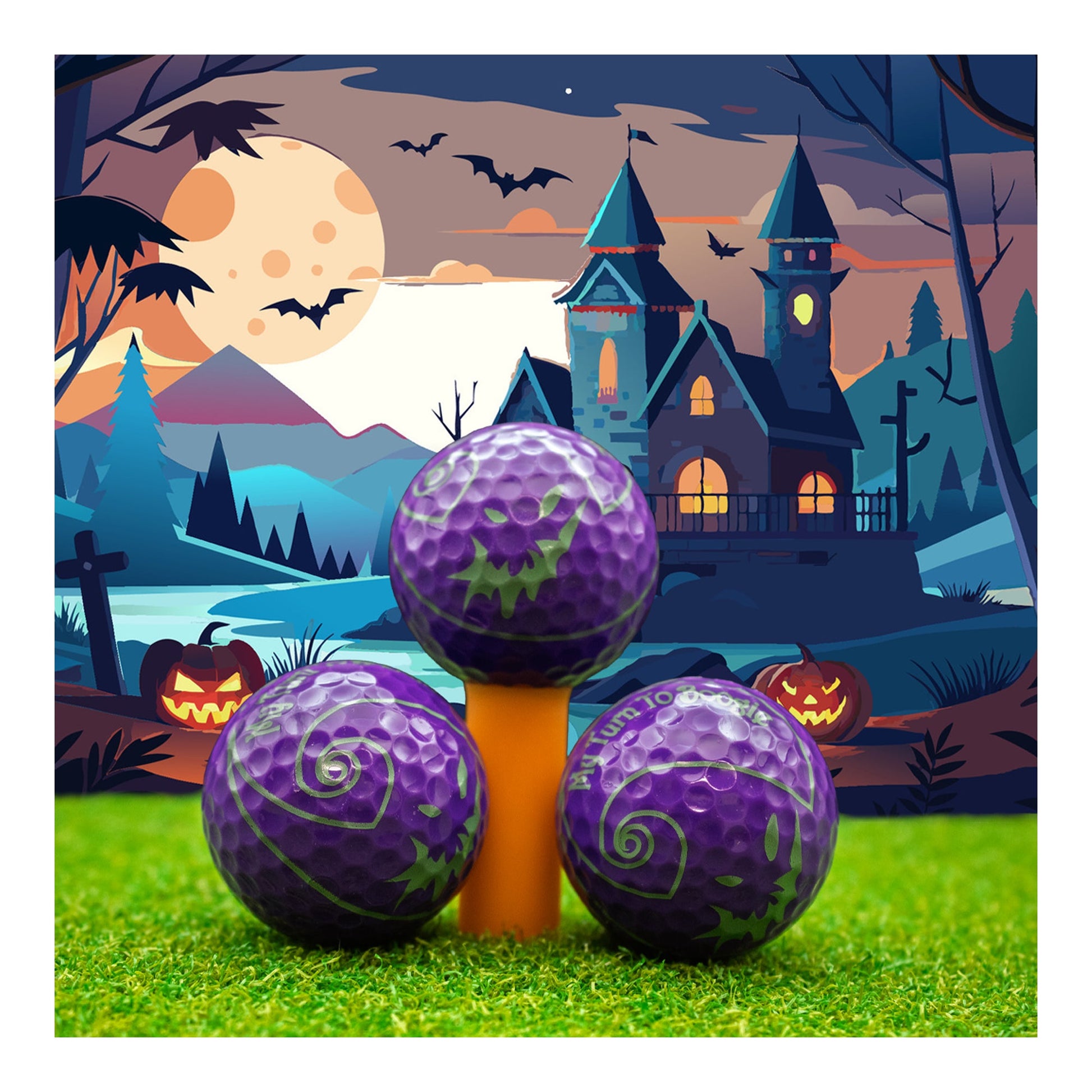 New Novelty Booogie Golf Balls