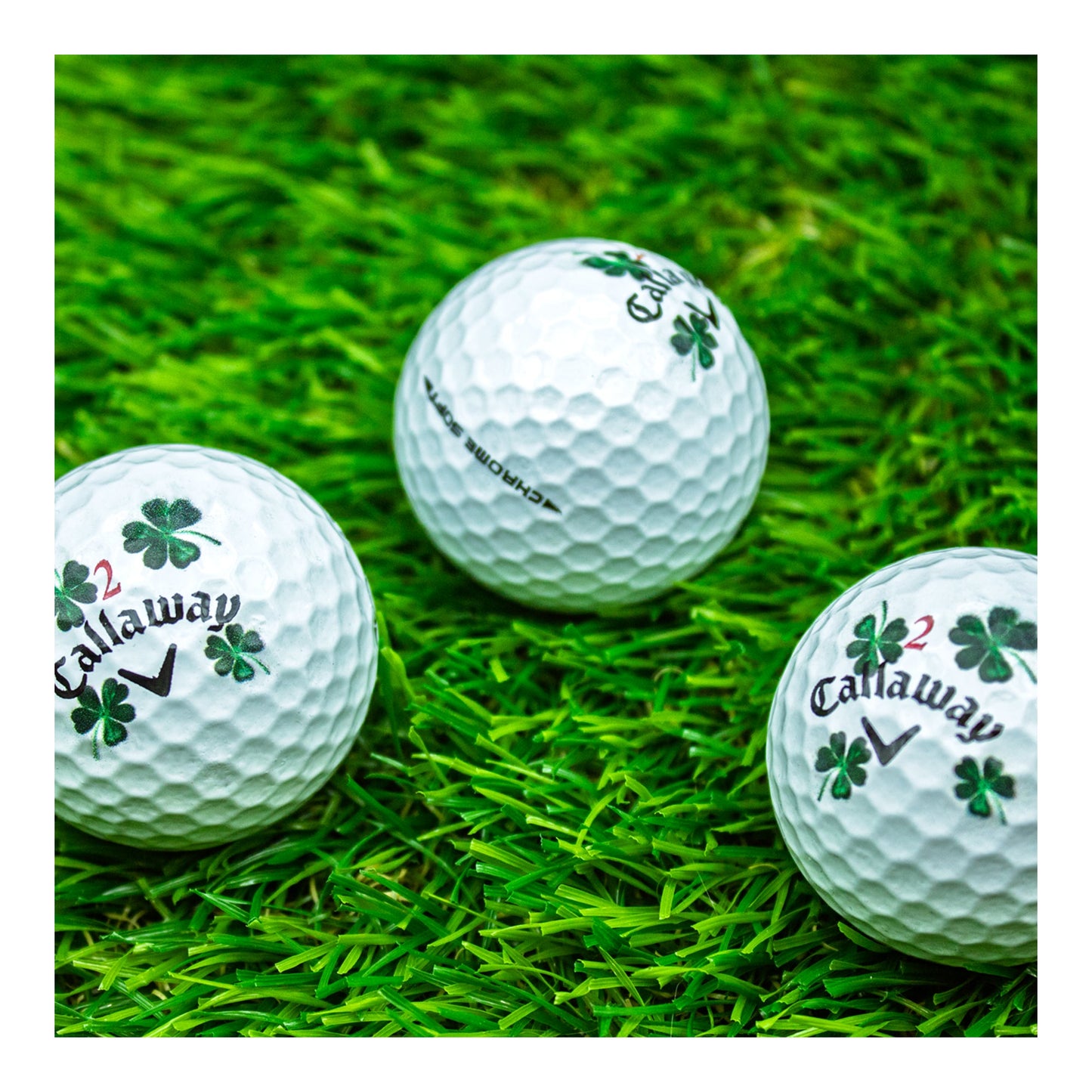 Refurbished Callaway Chrome Soft Clover Golf Balls