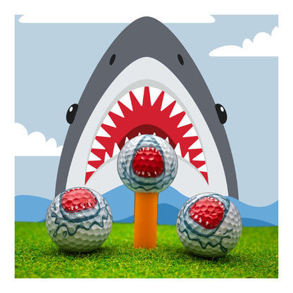 New Novelty Shark Golf Balls