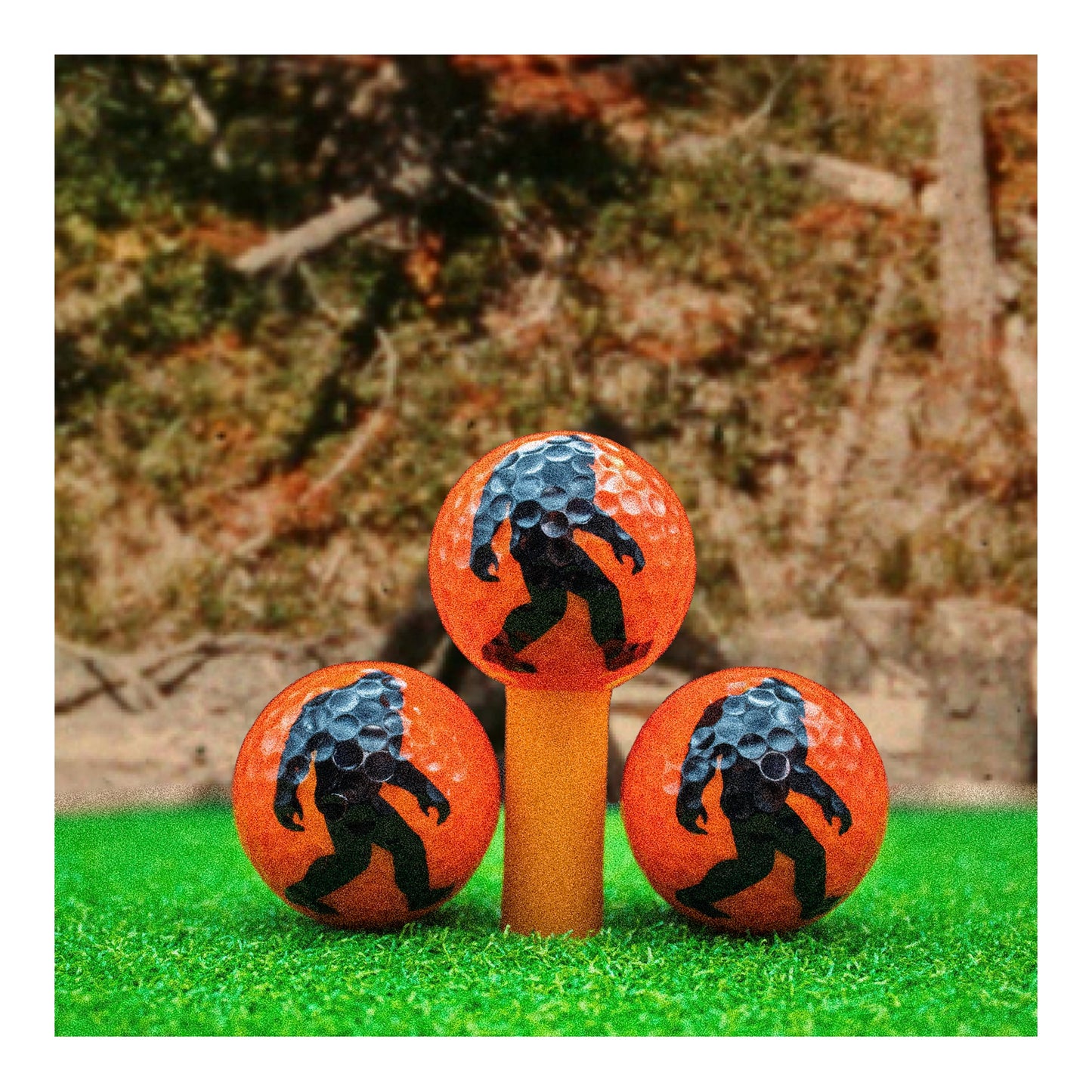 New Novelty The Bigfoot Golf Balls