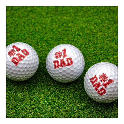 New Novelty #1 Dad Golf Balls