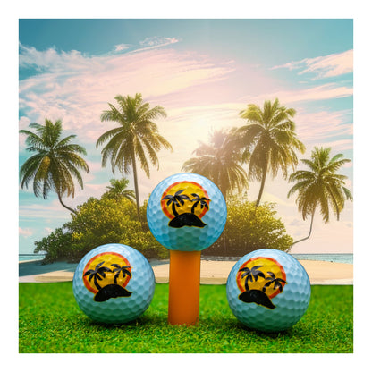New Novelty Tropical Island Golf Balls