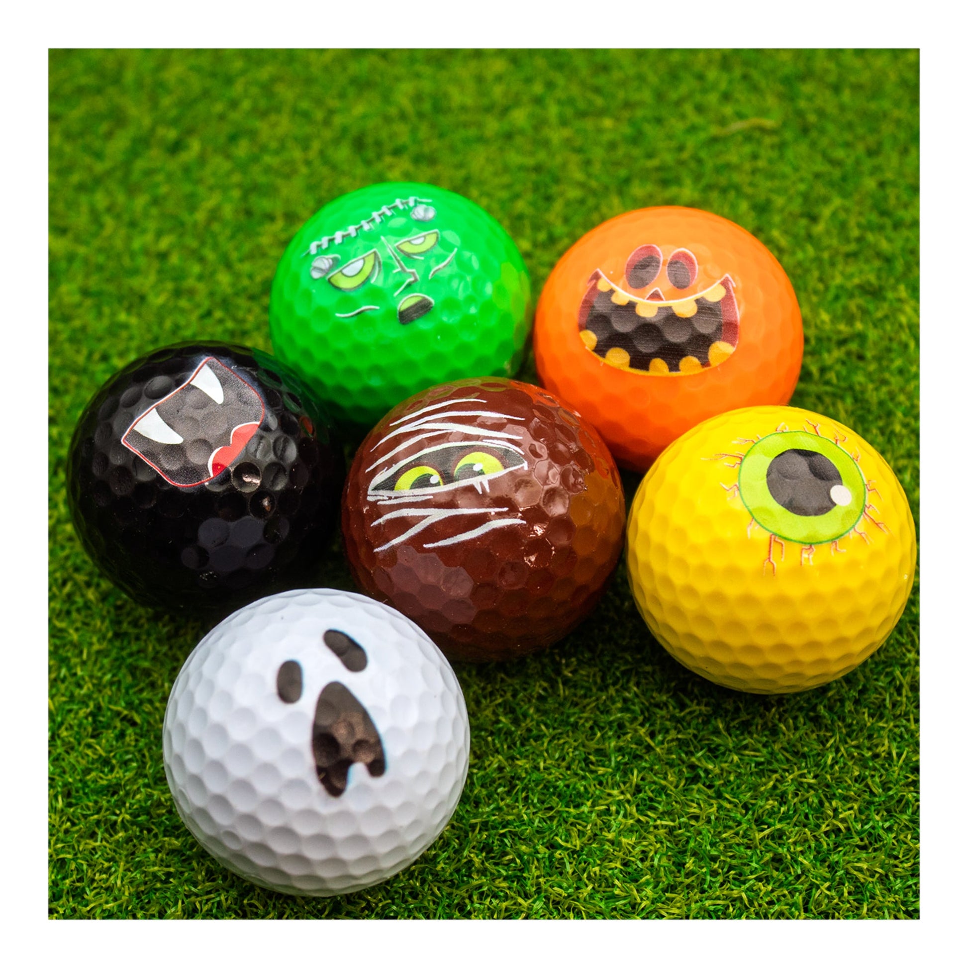 New Novelty Halloween Monster Mix Golf Balls