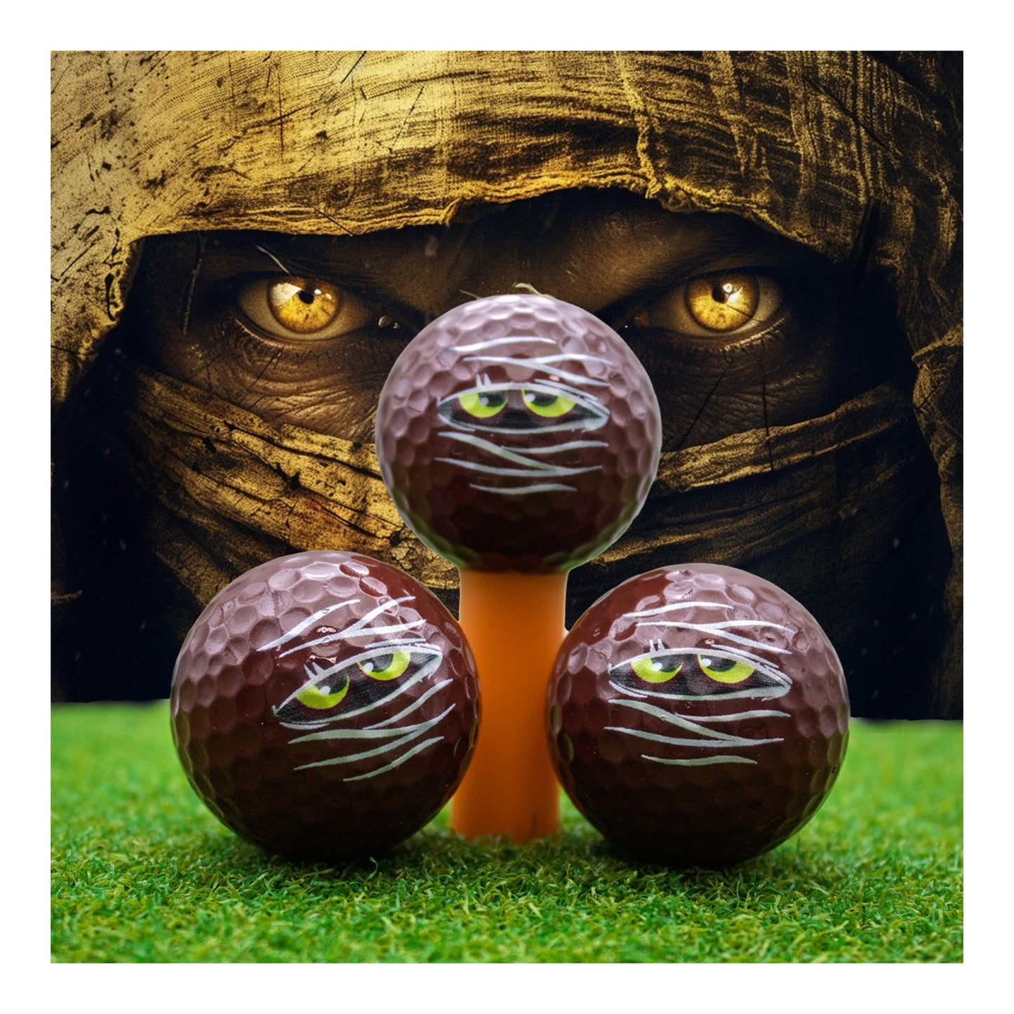 New Novelty Halloween Mummy Golf Balls