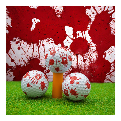 New Novelty Halloween Blood Splatter Golf Balls