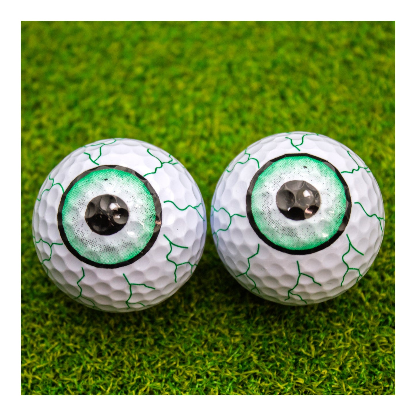New Novelty Green Shot Eyeballs Golf Balls