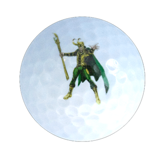 New Novelty Superhero Golf Balls