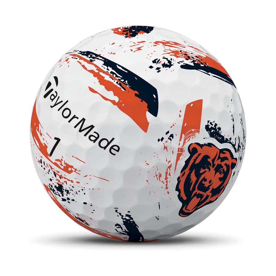 TaylorMade Speed Soft Ink NFL Chicago Bears Golf Balls