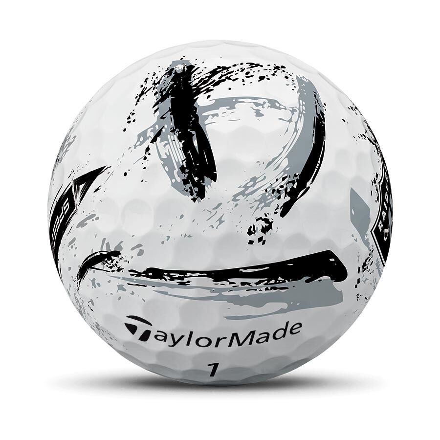 TaylorMade Speed Soft Ink NFL Las Vegas Raiders Golf Balls
