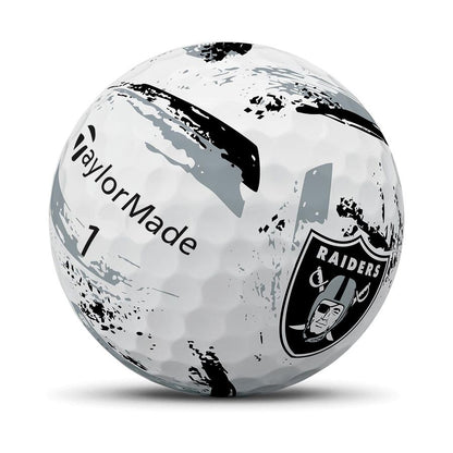 TaylorMade Speed Soft Ink NFL Las Vegas Raiders Golf Balls