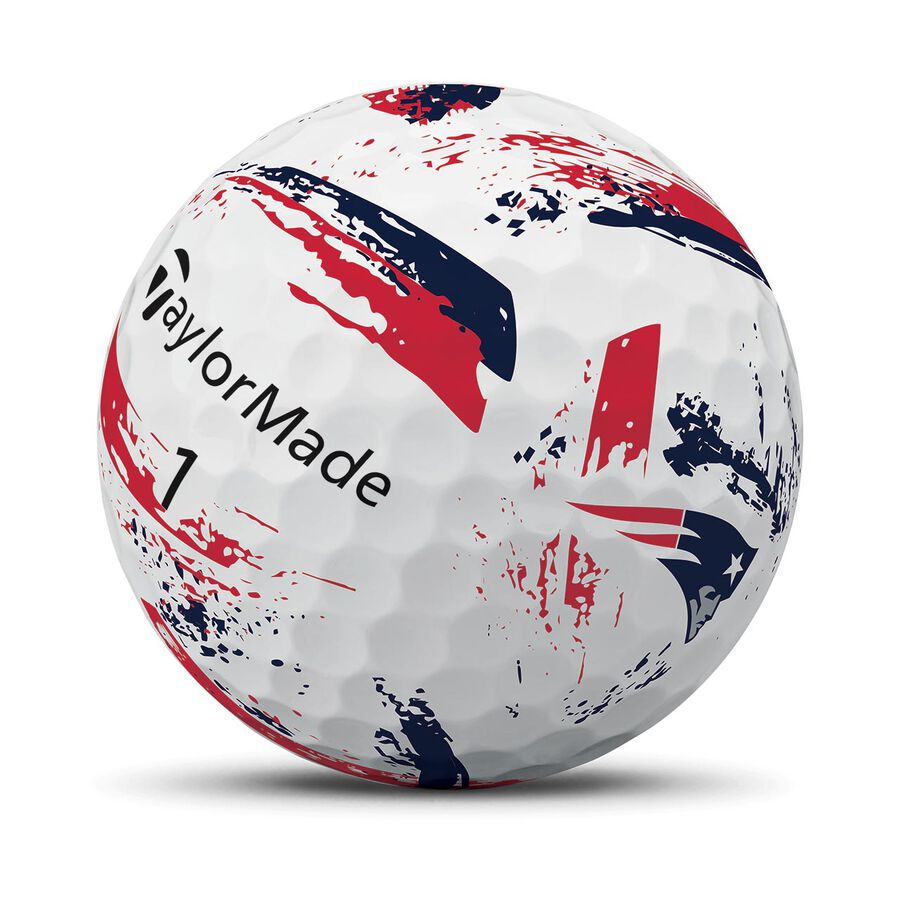 TaylorMade Speed Soft Ink NFL Patriots Golf Balls - The Golf Guys Online