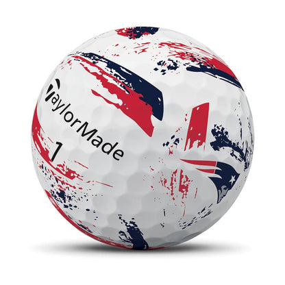 TaylorMade Speed Soft Ink NFL Patriots Golf Balls - The Golf Guys Online