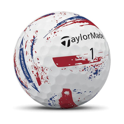 TaylorMade Speed Soft Ink NFL Giants Golf Balls - The Golf Guys Online