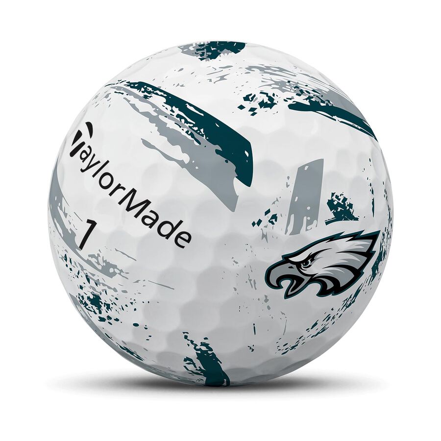TaylorMade Speed Soft Ink NFL Eagles Golf Balls - The Golf Guys Online