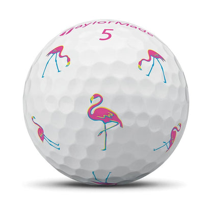 Limited TaylorMade TP5 pix Flamingo Golf Balls