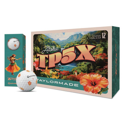 TaylorMade TP5x pix Island Time Golf Balls
