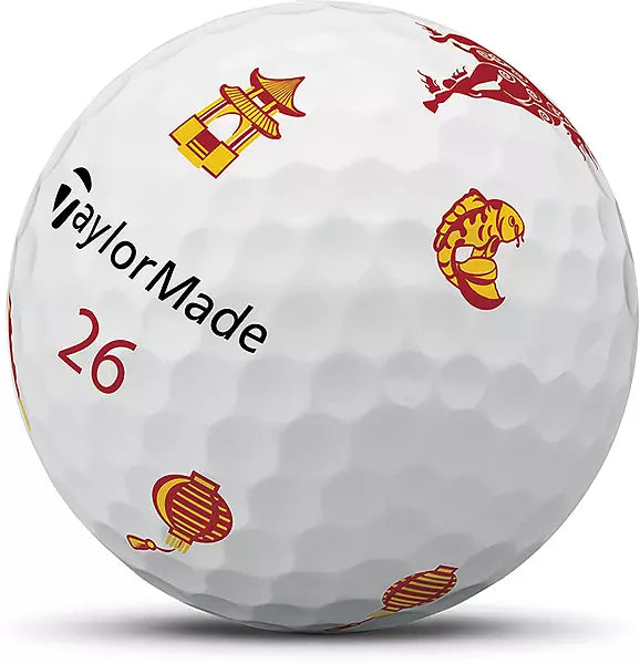 Limited TaylorMade TP5x pix Lunar New Year Golf Balls
