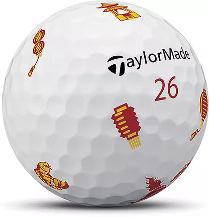 Limited TaylorMade TP5x pix Lunar New Year Golf Balls