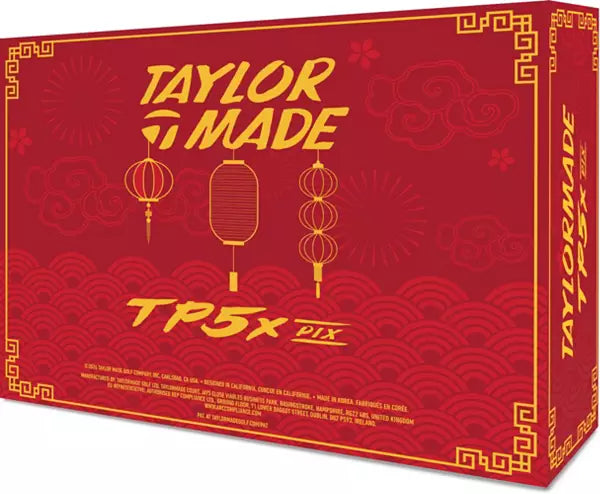 Limited TaylorMade TP5x pix Lunar New Year Golf Balls