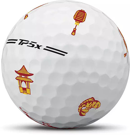 Limited TaylorMade TP5x pix Lunar New Year Golf Balls