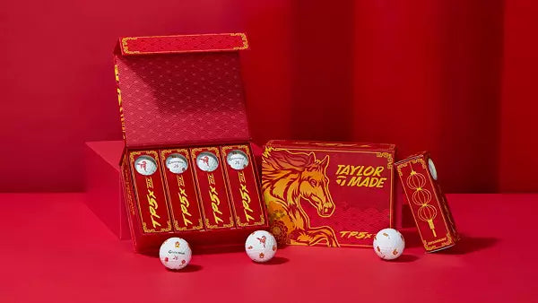 Limited TaylorMade TP5x pix Lunar New Year Golf Balls