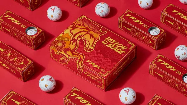 Limited TaylorMade TP5x pix Lunar New Year Golf Balls