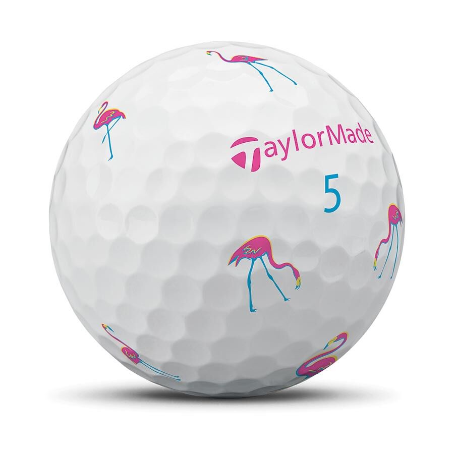 Limited TaylorMade TP5x pix Flamingo Golf Balls