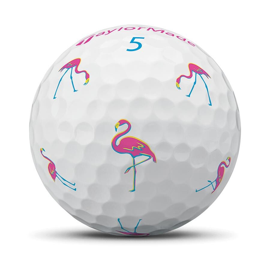 Limited TaylorMade TP5x pix Flamingo Golf Balls
