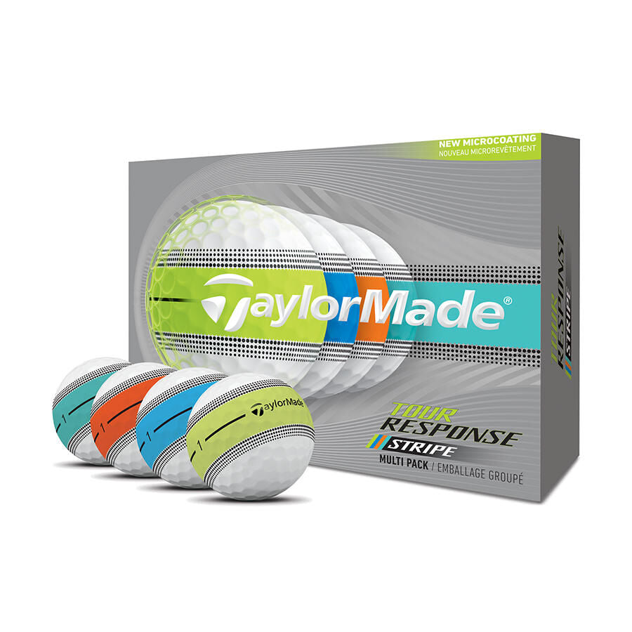 TaylorMade Tour Response Stripe Multi Golf Balls