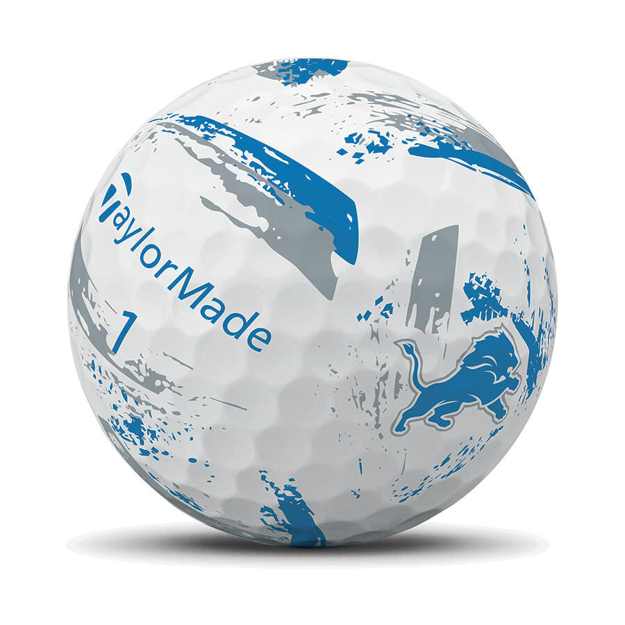 TaylorMade Speed Soft Ink NFL Detroit Lions Golf Balls