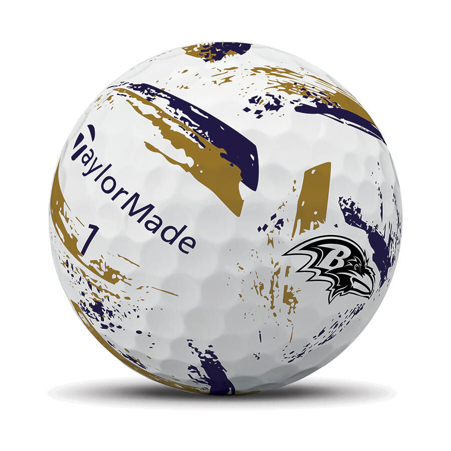 TaylorMade Speed Soft Ink NFL Baltimore Ravens Golf Balls