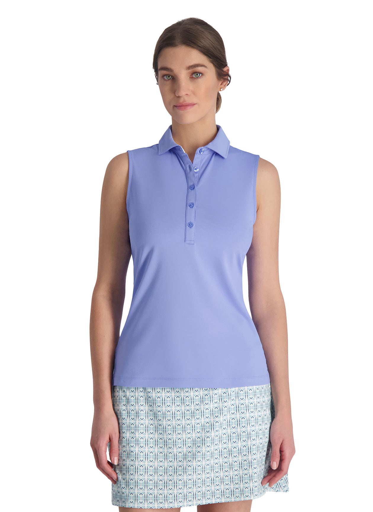 Fairway & Greene Charlotte Jersey Polo Sleeveless - The Golf Guys Online