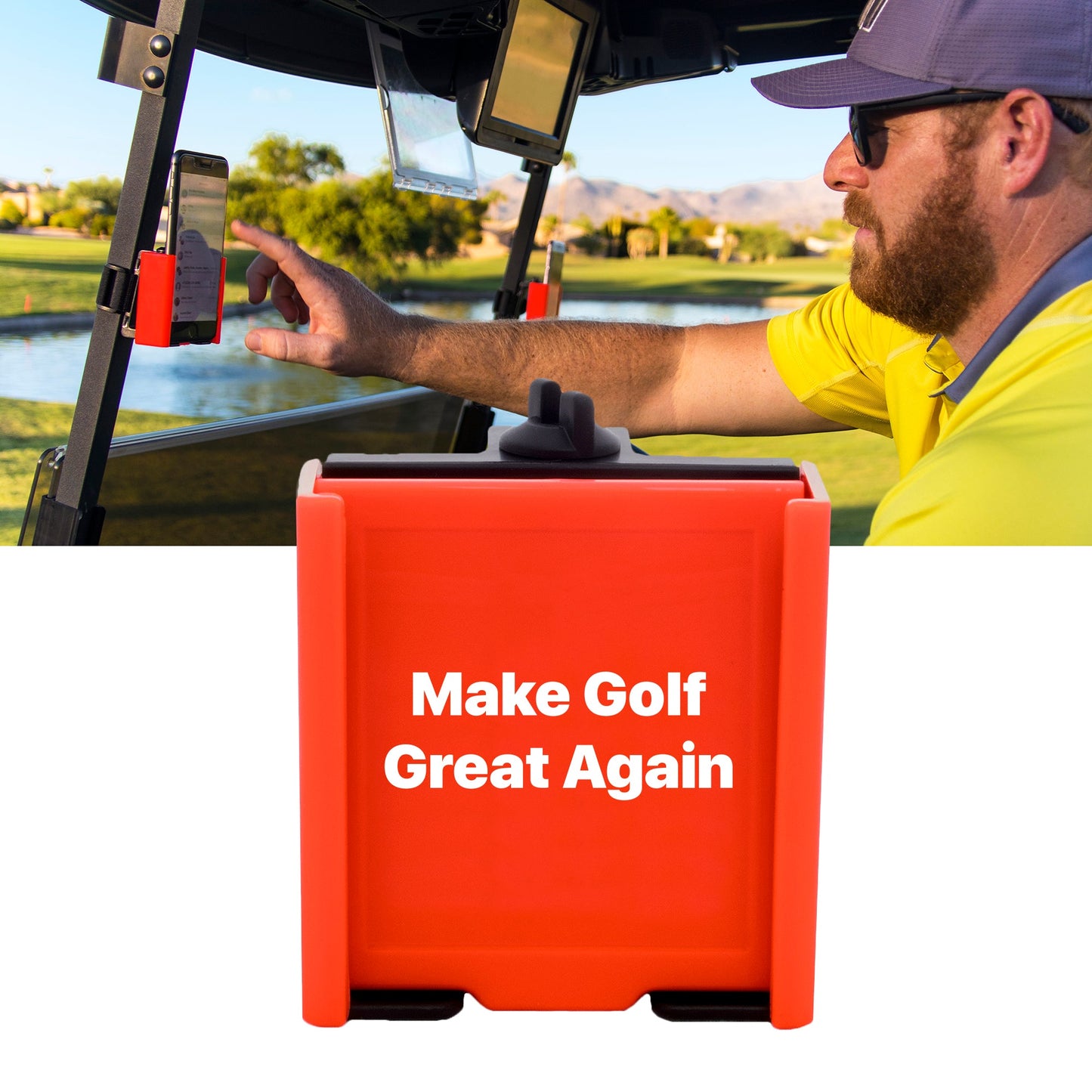 Phone Caddy - Make Golf Great Again - The Golf Guys Online