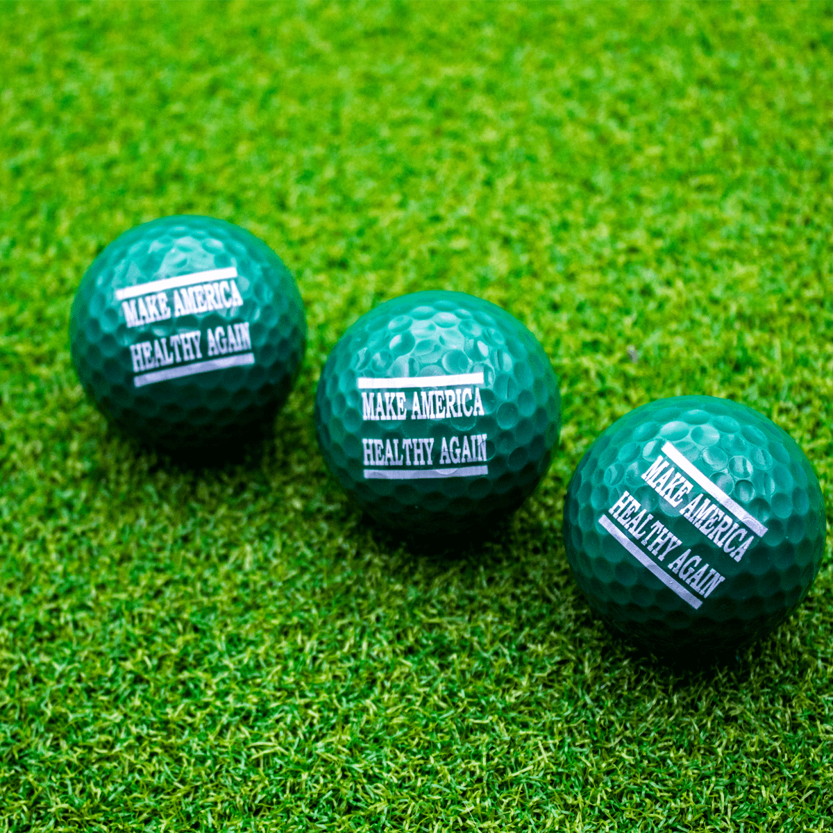 New Novelty Trump - Make America Healthy Again Golf Balls