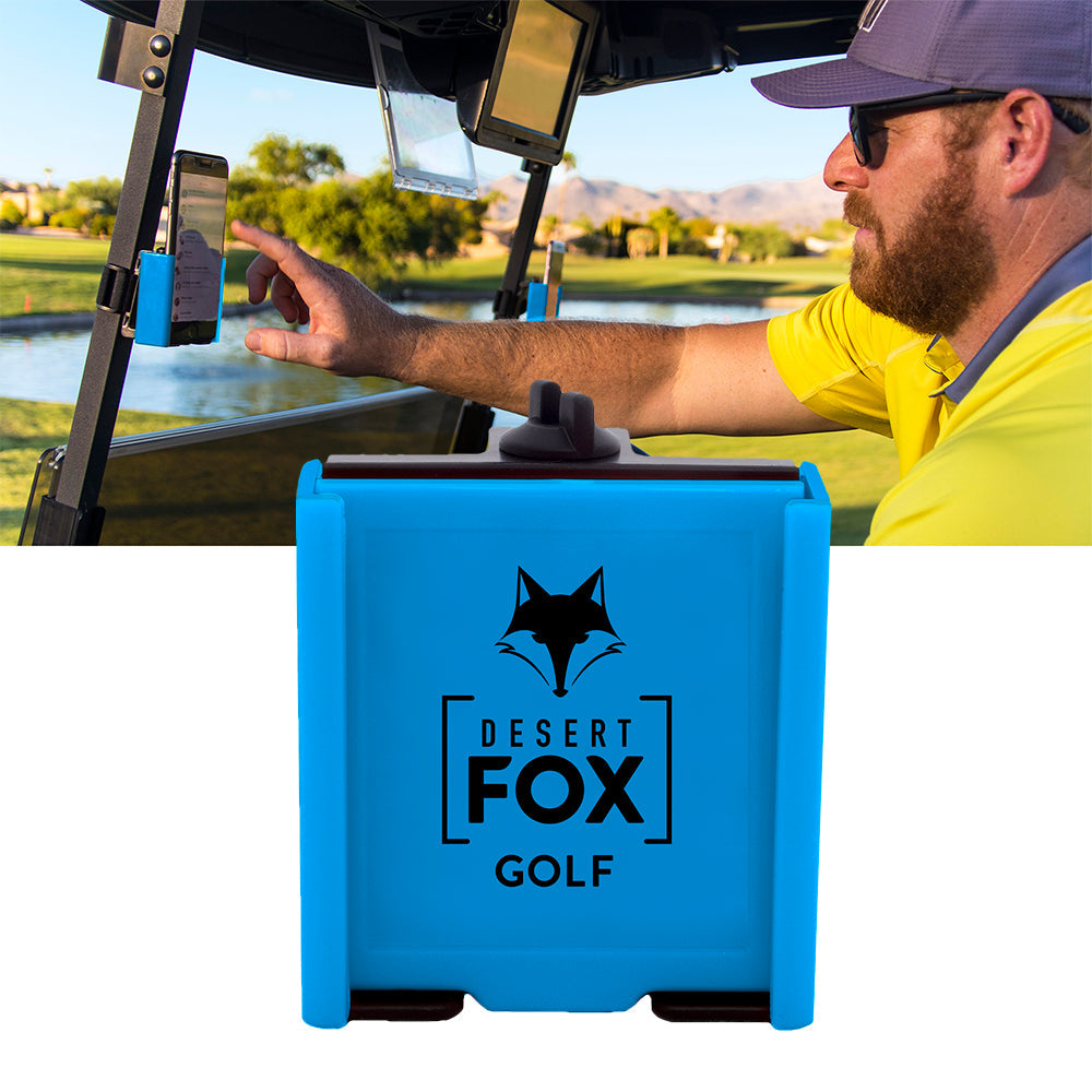 Desert Fox Black Phone Caddy - The Golf Guys Online