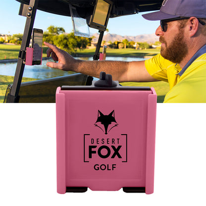 Desert Fox Black Phone Caddy - The Golf Guys Online
