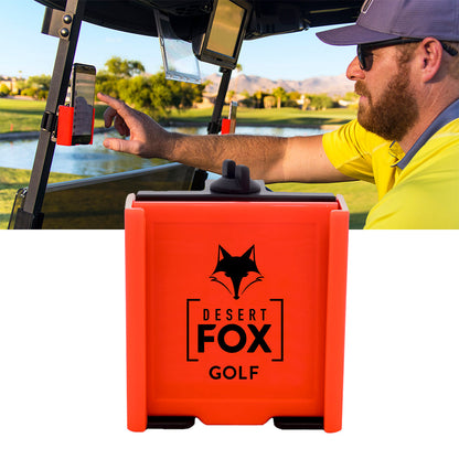 Desert Fox Black Phone Caddy - The Golf Guys Online