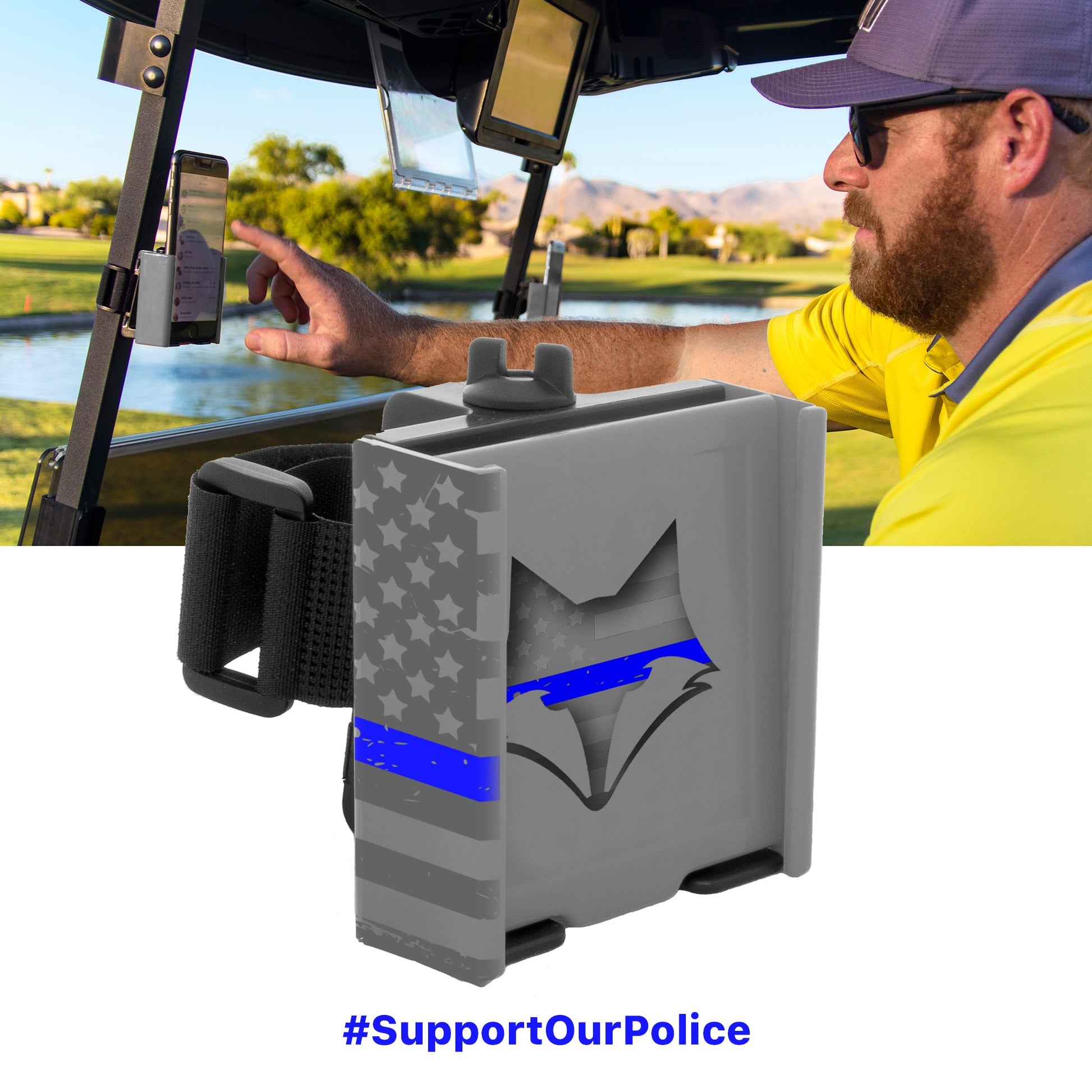 Phone Caddy - Patriotic - The Golf Guys Online