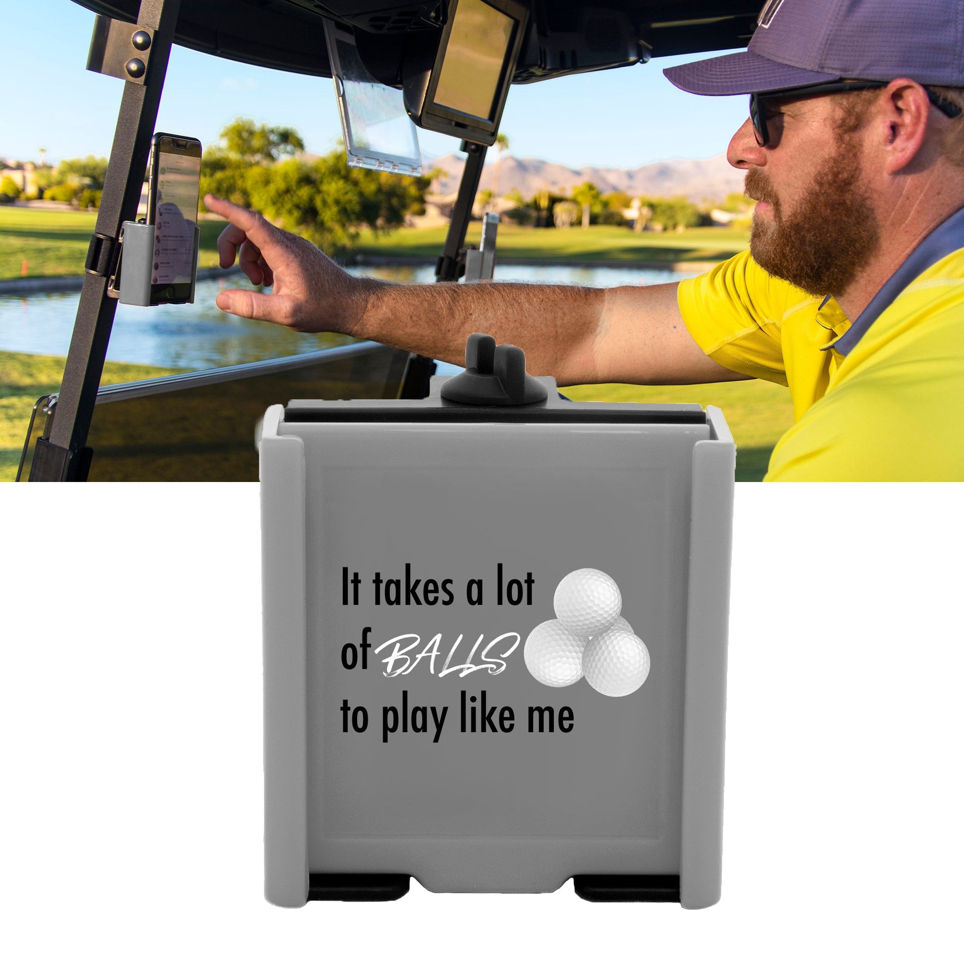 Phone Caddy - Funny Quotes - The Golf Guys Online