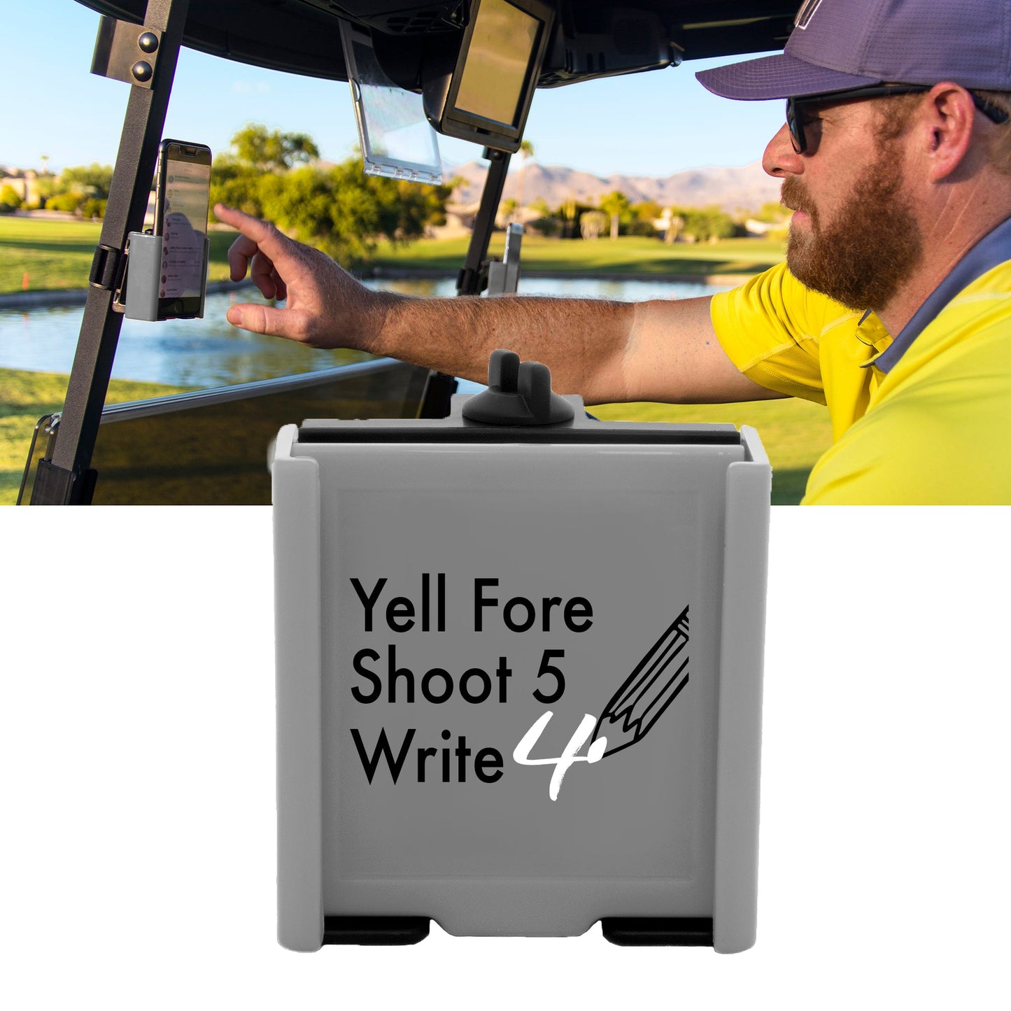 Phone Caddy - Funny Quotes - The Golf Guys Online