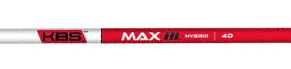 KBS Max HL R (40g) Regular Shaft / 0.370 Tip / Red Gloss