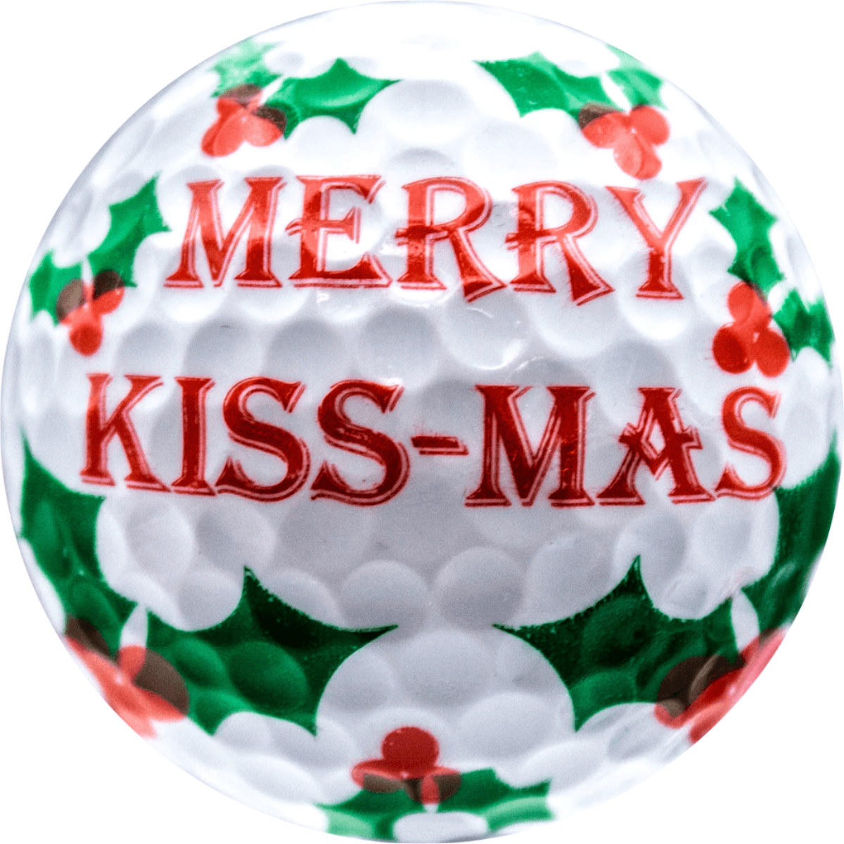 New Novelty Merry Kiss-Mas Golf Balls